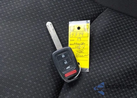 2019 Honda Hr-V Sport из США, поврежденный, VIN 3CZRU6H15KM734140